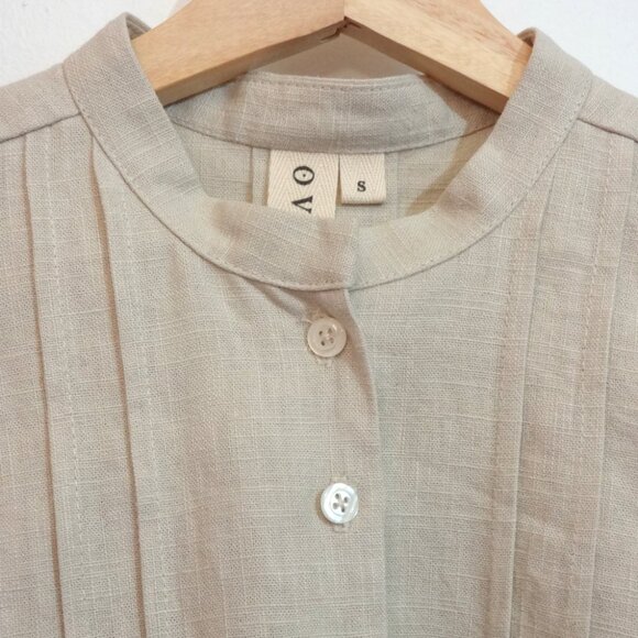 Ovate Nadine Linen Midi Dress Size Small - Picture 3 of 12